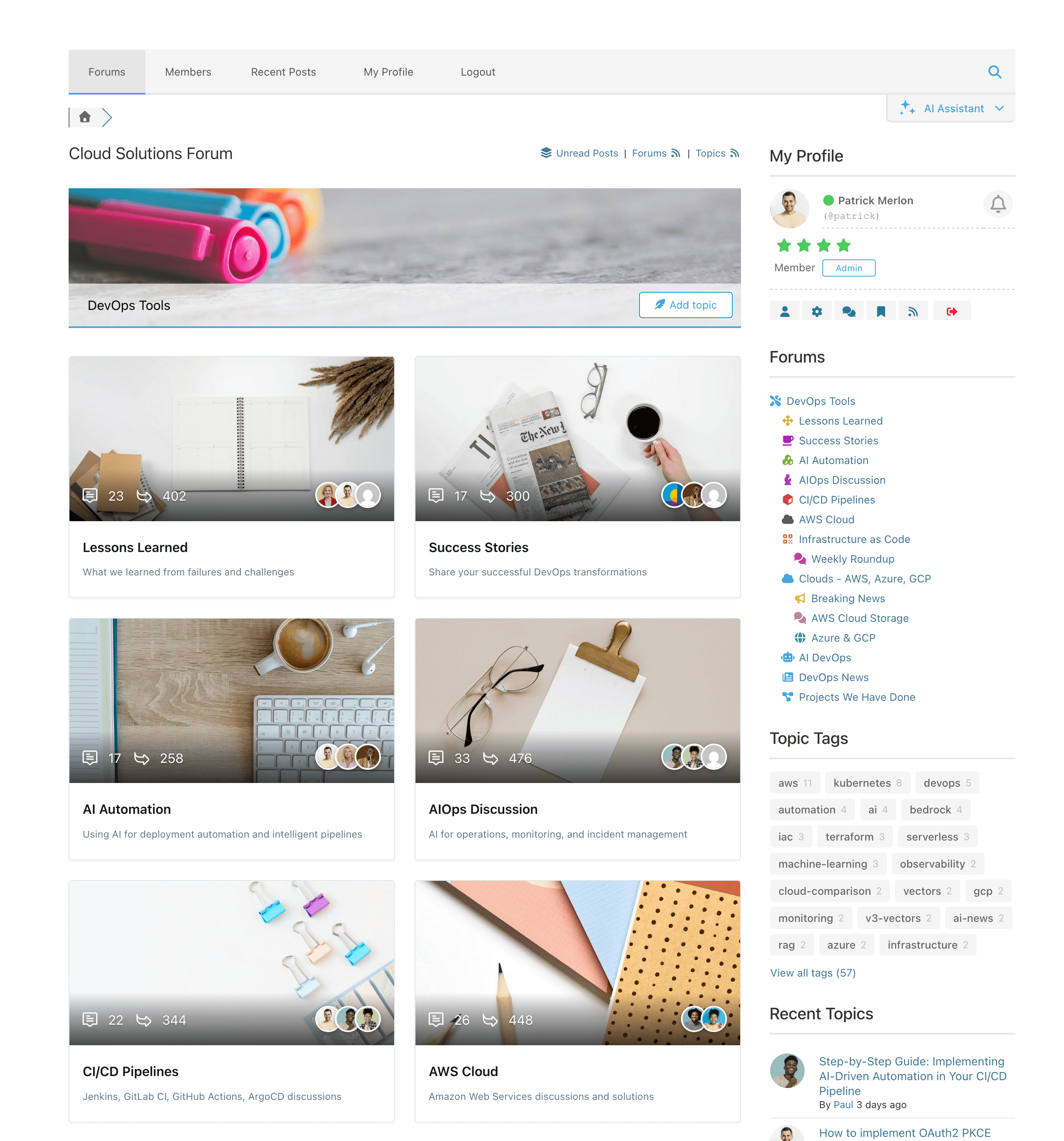 Boxed Layout - Forums with Sidebar
